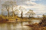 Benjamin Williams Leader An English River in Autumn painting
